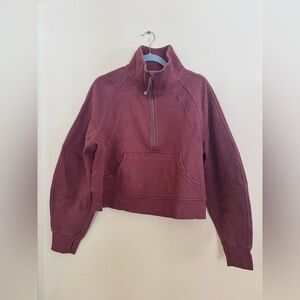 Lululemon Scuba Oversized Funnel-Neck Half Zip
